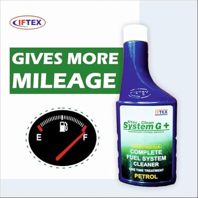 Iftex نظام نظيف G +، نظام وقود كامل منظف لسيارات البنزين ذات المعالجة الواحدة (300 مل) / منظف حقن البنزين ومعالجة كاملة للنظام والوقود واحتراق أفضل (300 مل) - Image 4